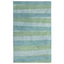 Liora Manne Piazza Stripes Indoor Rug Sea Breeze 42"X66"