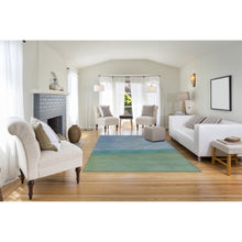 Liora Manne Piazza Zen Indoor Rug Sea Breeze 5'X7'6"