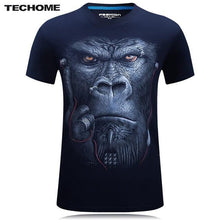 Brand 3D T Shirt Men Hip Hop T-shirt 5XL 6XL Plus Size Mens Funny T Shirts Luxury Brand Camiseta Animals Print Tee Shirt Homme