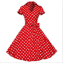 ZAFUL Woman Retro Dresses 2017 Audrey Hepburn 1950s 60s Rockabilly Polka Dot Bow Pinup Ball Grown Party Robe Plus Size Vestidos