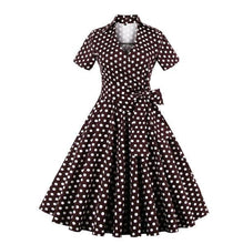 ZAFUL Woman Retro Dresses 2017 Audrey Hepburn 1950s 60s Rockabilly Polka Dot Bow Pinup Ball Grown Party Robe Plus Size Vestidos