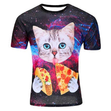 Hot Selling New 3D Printed CAT T Shirt Men Casual Creative Short Sleeve Tee Shirt Man Summer Style T-shirt plus size M-4XL