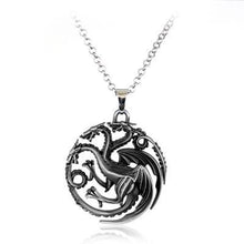 Game of Thrones Stark family lion wolf dragon deer Lannister Targaryen Stark Baratheon Arryn Greyjoy family members necklace