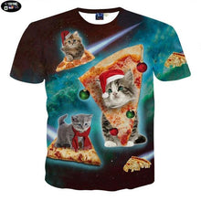 Mr.1991 brand fashion cute super powers cartoon cat 3D t-shirt for boys fashion girls 3D t shirt big kids 6-18 years t shirt A9