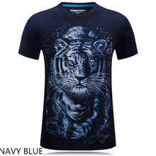 Men T Shirt 2016 The New 3d Printed White tiger / snake / skull and wolf/Indian wolf/ T Shirts male Casual Brand T-Shirt tops
