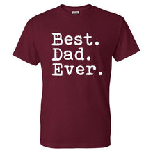 Best. Dad. Ever. Funny Father's Day Holiday T Shirts Men O Neck Short Sleeve Cotton Mens T-Shirt Asia Size Man tshirt Tops
