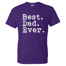 Best. Dad. Ever. Funny Father's Day Holiday T Shirts Men O Neck Short Sleeve Cotton Mens T-Shirt Asia Size Man tshirt Tops