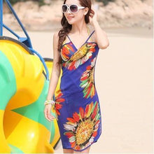 New fashion sunscreen bikinis beach towel scarf dress beach type dresses spaghetti strapless women dresses different wear method