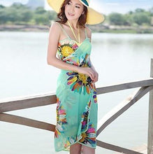 New fashion sunscreen bikinis beach towel scarf dress beach type dresses spaghetti strapless women dresses different wear method