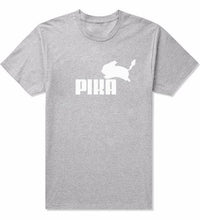 BAIJOE Fashion Lovely Pokemon T Shirt Anime Pika Men T-Shirts Pikachu Boy T Shirt Cotton Short Sleeve Plus Size Boy Tees Tops