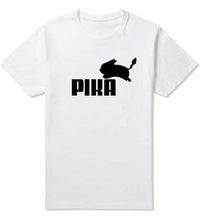 BAIJOE Fashion Lovely Pokemon T Shirt Anime Pika Men T-Shirts Pikachu Boy T Shirt Cotton Short Sleeve Plus Size Boy Tees Tops