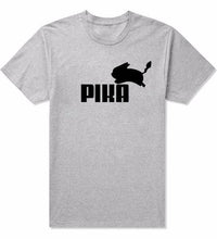 BAIJOE Fashion Lovely Pokemon T Shirt Anime Pika Men T-Shirts Pikachu Boy T Shirt Cotton Short Sleeve Plus Size Boy Tees Tops