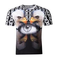 Skull poker print Men short sleeve T shirt 3d t-shirt casual breathable t-shirt plus-size tshirt homme New design ZOOTOP BEAR