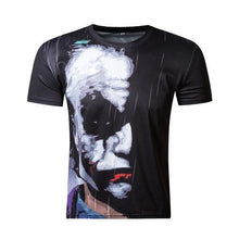 Skull poker print Men short sleeve T shirt 3d t-shirt casual breathable t-shirt plus-size tshirt homme New design ZOOTOP BEAR