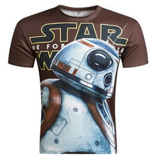 2016 New Short Sleeve Male Tees Summer Camisetas Fashion Brand clothing Star Wars/Deadpool/Darth Vader men 3D T Shirt fitness