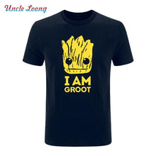 2017 Summer New Printed Guardians of the Galaxy T Shirt Men Short Sleeve Cotton I Am fashion T Shirts Top Tees Shirt