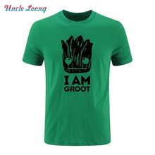 2017 Summer New Printed Guardians of the Galaxy T Shirt Men Short Sleeve Cotton I Am fashion T Shirts Top Tees Shirt