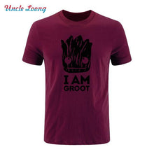 2017 Summer New Printed Guardians of the Galaxy T Shirt Men Short Sleeve Cotton I Am fashion T Shirts Top Tees Shirt