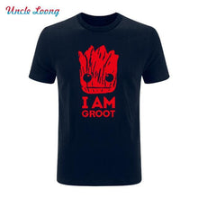 2017 Summer New Printed Guardians of the Galaxy T Shirt Men Short Sleeve Cotton I Am fashion T Shirts Top Tees Shirt