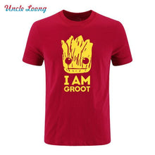 2017 Summer New Printed Guardians of the Galaxy T Shirt Men Short Sleeve Cotton I Am fashion T Shirts Top Tees Shirt