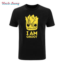 2017 Summer New Printed Guardians of the Galaxy T Shirt Men Short Sleeve Cotton I Am fashion T Shirts Top Tees Shirt