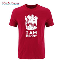 2017 Summer New Printed Guardians of the Galaxy T Shirt Men Short Sleeve Cotton I Am fashion T Shirts Top Tees Shirt