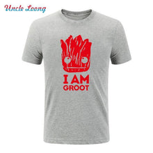 2017 Summer New Printed Guardians of the Galaxy T Shirt Men Short Sleeve Cotton I Am fashion T Shirts Top Tees Shirt