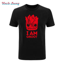 2017 Summer New Printed Guardians of the Galaxy T Shirt Men Short Sleeve Cotton I Am fashion T Shirts Top Tees Shirt