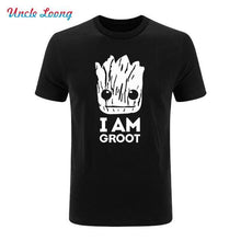 2017 Summer New Printed Guardians of the Galaxy T Shirt Men Short Sleeve Cotton I Am fashion T Shirts Top Tees Shirt