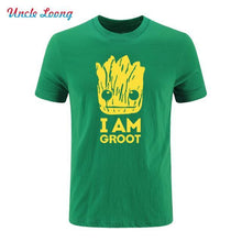 2017 Summer New Printed Guardians of the Galaxy T Shirt Men Short Sleeve Cotton I Am fashion T Shirts Top Tees Shirt