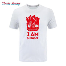 2017 Summer New Printed Guardians of the Galaxy T Shirt Men Short Sleeve Cotton I Am fashion T Shirts Top Tees Shirt