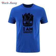 2017 Summer New Printed Guardians of the Galaxy T Shirt Men Short Sleeve Cotton I Am fashion T Shirts Top Tees Shirt