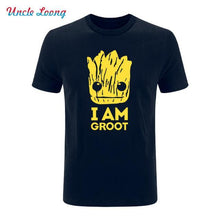2017 Summer New Printed Guardians of the Galaxy T Shirt Men Short Sleeve Cotton I Am fashion T Shirts Top Tees Shirt