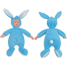 25CM Rabbit Plush Stuffed Baby Doll Simulated Babies Sleeping Dolls Children Toys Birthday Gift For Babies 5 Colors doll reborn