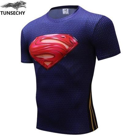 Newest Marvel Superhero Clothing Superman T-Shirt Men Women Cartoon 3D T Shirt Funny T Shirts Compression Shirt
