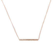 New Gold-color Balance Wood Straight Bar Alloy Clavicle snake Pendant Short Necklace