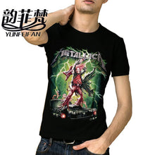 Mens Funny T Shirt Darth Vader Heavy Metal Designer T-Shirts Short Sleeve Cotton Tee Shirts Creative " Metallica " t shirt M-3XL