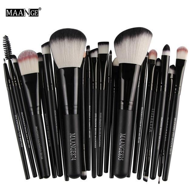 MAANGE Pro 22Pcs Makeup Brushes Set Comestic Powder Foundation Blush Eyeshadow Eyeliner Lip Beauty Make up Brush Tools Maquiagem