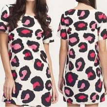 Summer Nice Women Long Shirt Party Dresses Leopard Print Casual Short Mini Dress Vestido