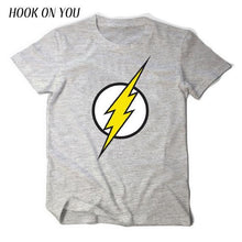Comic LOGO Super Hero T Shirt Superman Batman Captain America the Flash Marvel Movie Men Cosplay T-Shirts superhero Geek Tee