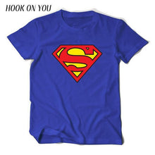 Comic LOGO Super Hero T Shirt Superman Batman Captain America the Flash Marvel Movie Men Cosplay T-Shirts superhero Geek Tee