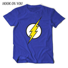 Comic LOGO Super Hero T Shirt Superman Batman Captain America the Flash Marvel Movie Men Cosplay T-Shirts superhero Geek Tee