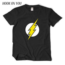 Comic LOGO Super Hero T Shirt Superman Batman Captain America the Flash Marvel Movie Men Cosplay T-Shirts superhero Geek Tee