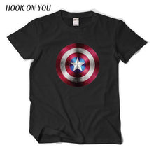 Comic LOGO Super Hero T Shirt Superman Batman Captain America the Flash Marvel Movie Men Cosplay T-Shirts superhero Geek Tee