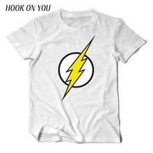 Comic LOGO Super Hero T Shirt Superman Batman Captain America the Flash Marvel Movie Men Cosplay T-Shirts superhero Geek Tee