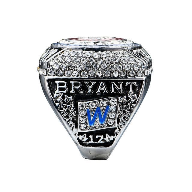 2016 CHICAGO CUBS WORLD SERIES CHAMPIONSHIP RING BRYANT WITH NUMBER 17 REPLICA RIING US SIZE 8 9 10 11 12 13 14 AVAILABLE