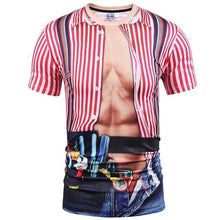 Mr.1991INC 3D Men/Women t shirt Short Sleeve Summer t-shirts Newfangled False 2 pieces Skull Printing Hot Tops Pint Tees S-3XL