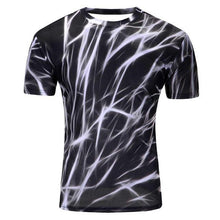 2017 High Quality Water Droplets Move Printed 3D T-shirts Punk 3D Short Sleeve T-Shirt M-4XL /6 style Men's T-Shirts