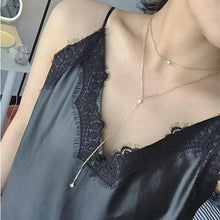 Free shipping! New fashion holiday Seaside resort beach jewelry crystal triangle water drop U shape Star moon chains necklace