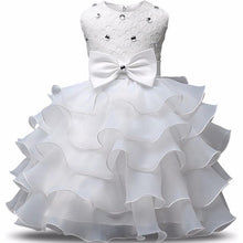 Aini Babe Baby Girls First Birthday Communion Dresses Kids Party Ball Gown Princess Bridesmaid Children Tutu Dress Girl 0-8 Year